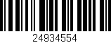 Código de barras (EAN, GTIN, SKU, ISBN): '24934554'