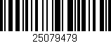 Código de barras (EAN, GTIN, SKU, ISBN): '25079479'