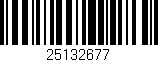 Código de barras (EAN, GTIN, SKU, ISBN): '25132677'