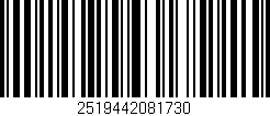 Código de barras (EAN, GTIN, SKU, ISBN): '2519442081730'