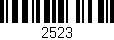 Código de barras (EAN, GTIN, SKU, ISBN): '2523'