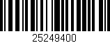 Código de barras (EAN, GTIN, SKU, ISBN): '25249400'