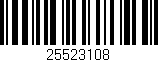 Código de barras (EAN, GTIN, SKU, ISBN): '25523108'