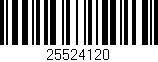 Código de barras (EAN, GTIN, SKU, ISBN): '25524120'