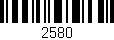 Código de barras (EAN, GTIN, SKU, ISBN): '2580'