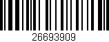 Código de barras (EAN, GTIN, SKU, ISBN): '26693909'