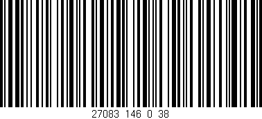 Código de barras (EAN, GTIN, SKU, ISBN): '27083_146_0_38'