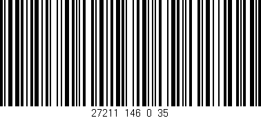 Código de barras (EAN, GTIN, SKU, ISBN): '27211_146_0_35'