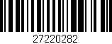 Código de barras (EAN, GTIN, SKU, ISBN): '27220282'