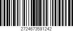 Código de barras (EAN, GTIN, SKU, ISBN): '2724673591242'