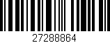 Código de barras (EAN, GTIN, SKU, ISBN): '27288864'