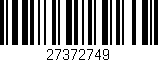 Código de barras (EAN, GTIN, SKU, ISBN): '27372749'