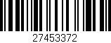 Código de barras (EAN, GTIN, SKU, ISBN): '27453372'