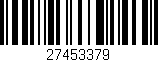 Código de barras (EAN, GTIN, SKU, ISBN): '27453379'