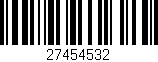 Código de barras (EAN, GTIN, SKU, ISBN): '27454532'