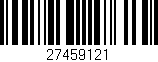 Código de barras (EAN, GTIN, SKU, ISBN): '27459121'