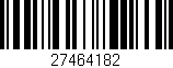 Código de barras (EAN, GTIN, SKU, ISBN): '27464182'