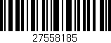 Código de barras (EAN, GTIN, SKU, ISBN): '27558185'