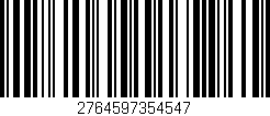 Código de barras (EAN, GTIN, SKU, ISBN): '2764597354547'