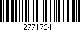 Código de barras (EAN, GTIN, SKU, ISBN): '27717241'