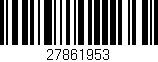 Código de barras (EAN, GTIN, SKU, ISBN): '27861953'