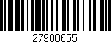 Código de barras (EAN, GTIN, SKU, ISBN): '27900655'