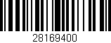 Código de barras (EAN, GTIN, SKU, ISBN): '28169400'