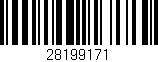 Código de barras (EAN, GTIN, SKU, ISBN): '28199171'