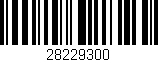 Código de barras (EAN, GTIN, SKU, ISBN): '28229300'