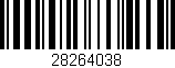 Código de barras (EAN, GTIN, SKU, ISBN): '28264038'