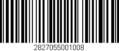 Código de barras (EAN, GTIN, SKU, ISBN): '2827055001008'