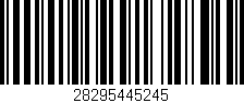 Código de barras (EAN, GTIN, SKU, ISBN): '28295445245'