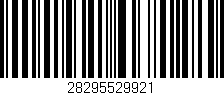 Código de barras (EAN, GTIN, SKU, ISBN): '28295529921'