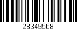 Código de barras (EAN, GTIN, SKU, ISBN): '28349568'