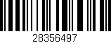 Código de barras (EAN, GTIN, SKU, ISBN): '28356497'