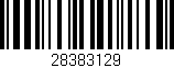 Código de barras (EAN, GTIN, SKU, ISBN): '28383129'