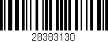 Código de barras (EAN, GTIN, SKU, ISBN): '28383130'