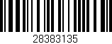 Código de barras (EAN, GTIN, SKU, ISBN): '28383135'