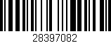 Código de barras (EAN, GTIN, SKU, ISBN): '28397082'