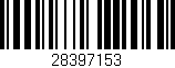 Código de barras (EAN, GTIN, SKU, ISBN): '28397153'