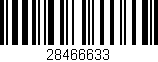 Código de barras (EAN, GTIN, SKU, ISBN): '28466633'