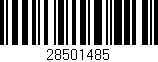 Código de barras (EAN, GTIN, SKU, ISBN): '28501485'