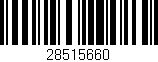 Código de barras (EAN, GTIN, SKU, ISBN): '28515660'