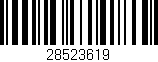 Código de barras (EAN, GTIN, SKU, ISBN): '28523619'