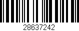 Código de barras (EAN, GTIN, SKU, ISBN): '28637242'