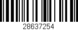 Código de barras (EAN, GTIN, SKU, ISBN): '28637254'