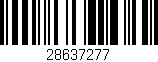 Código de barras (EAN, GTIN, SKU, ISBN): '28637277'