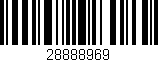 Código de barras (EAN, GTIN, SKU, ISBN): '28888969'