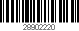 Código de barras (EAN, GTIN, SKU, ISBN): '28902220'