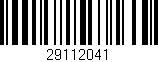 Código de barras (EAN, GTIN, SKU, ISBN): '29112041'